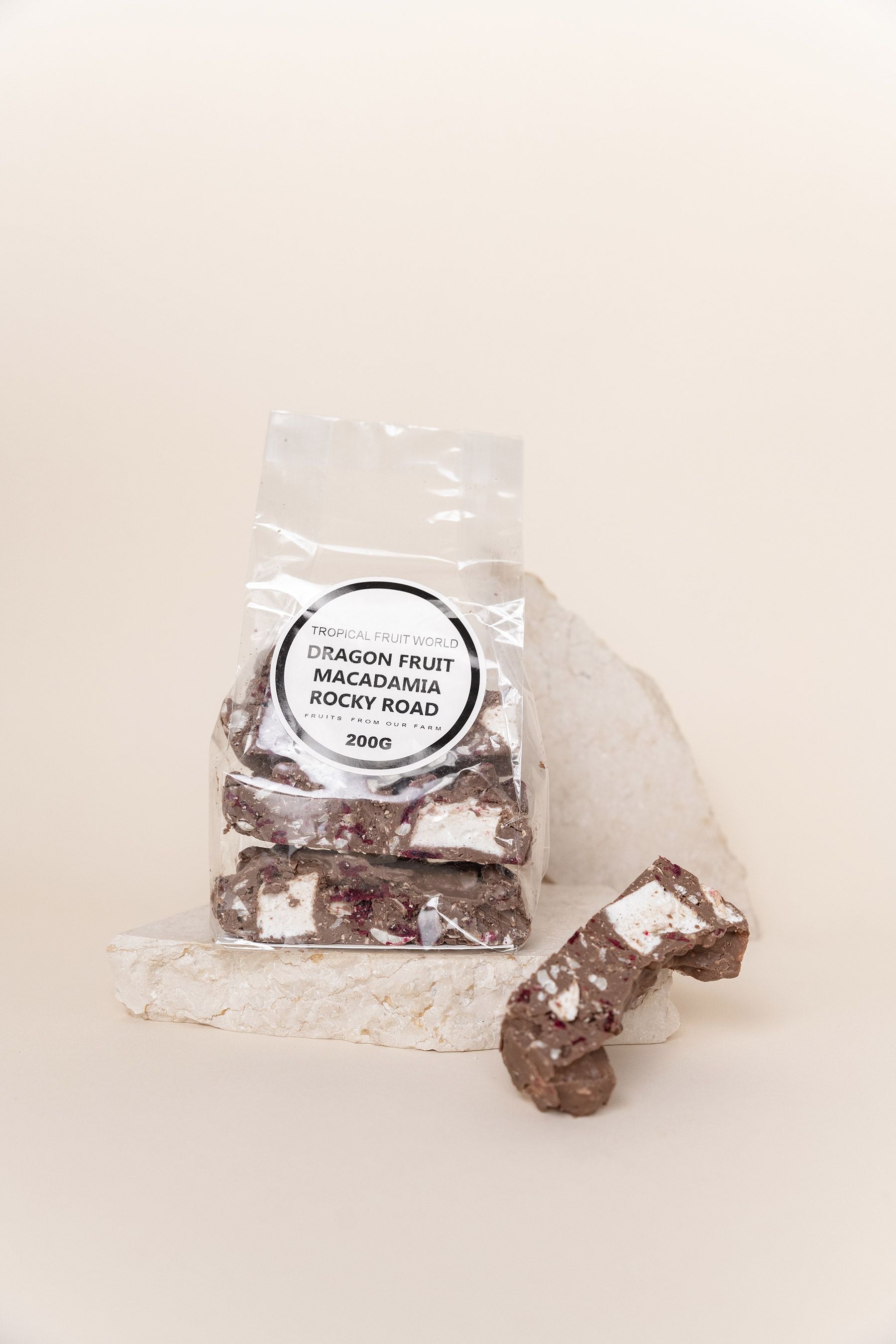 Dragonfruit & Macadamia Rocky Road