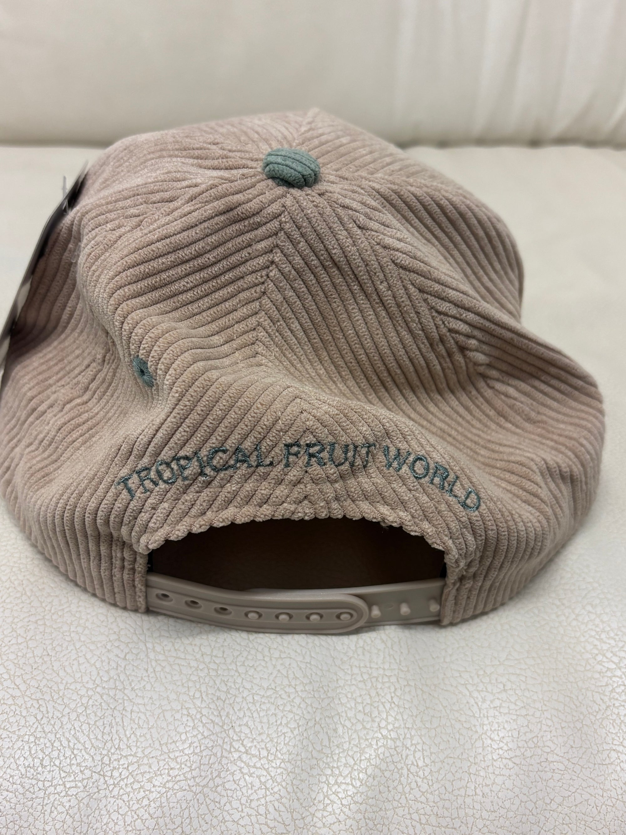 Tropical Fruit World Branded Corduroy Hat