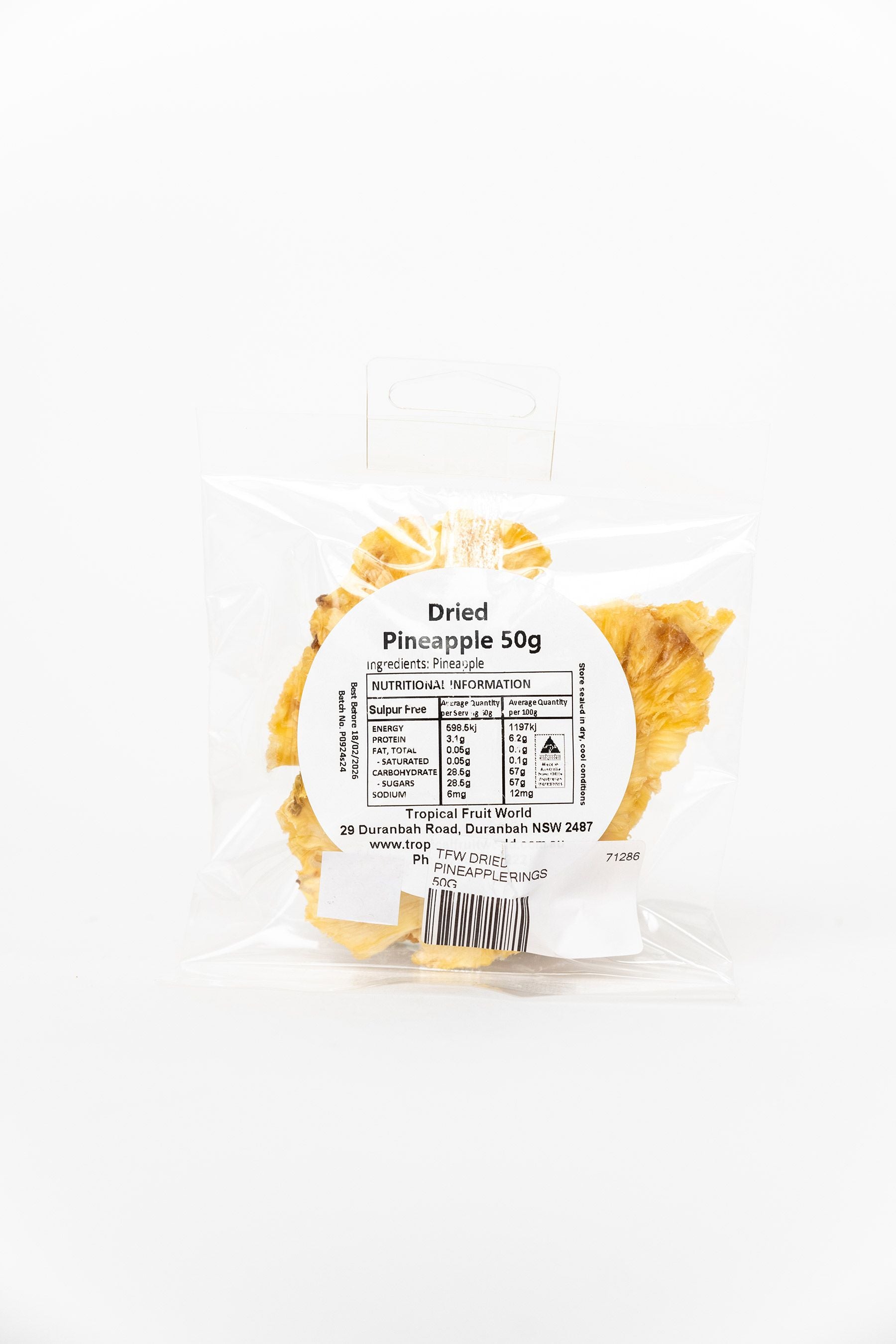 Dried Pineapple 50gm