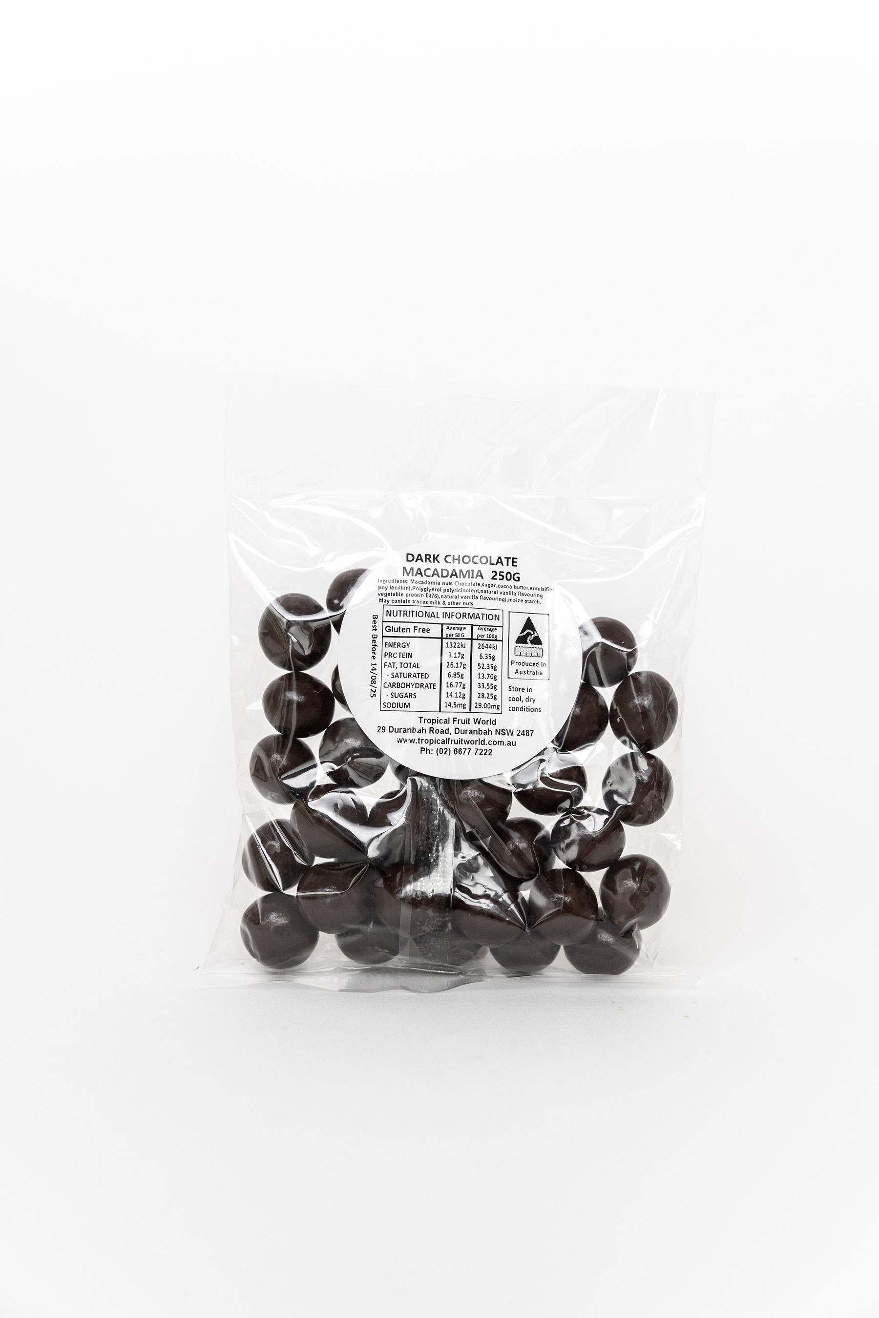 Dark Chocolate Coated Macadamias