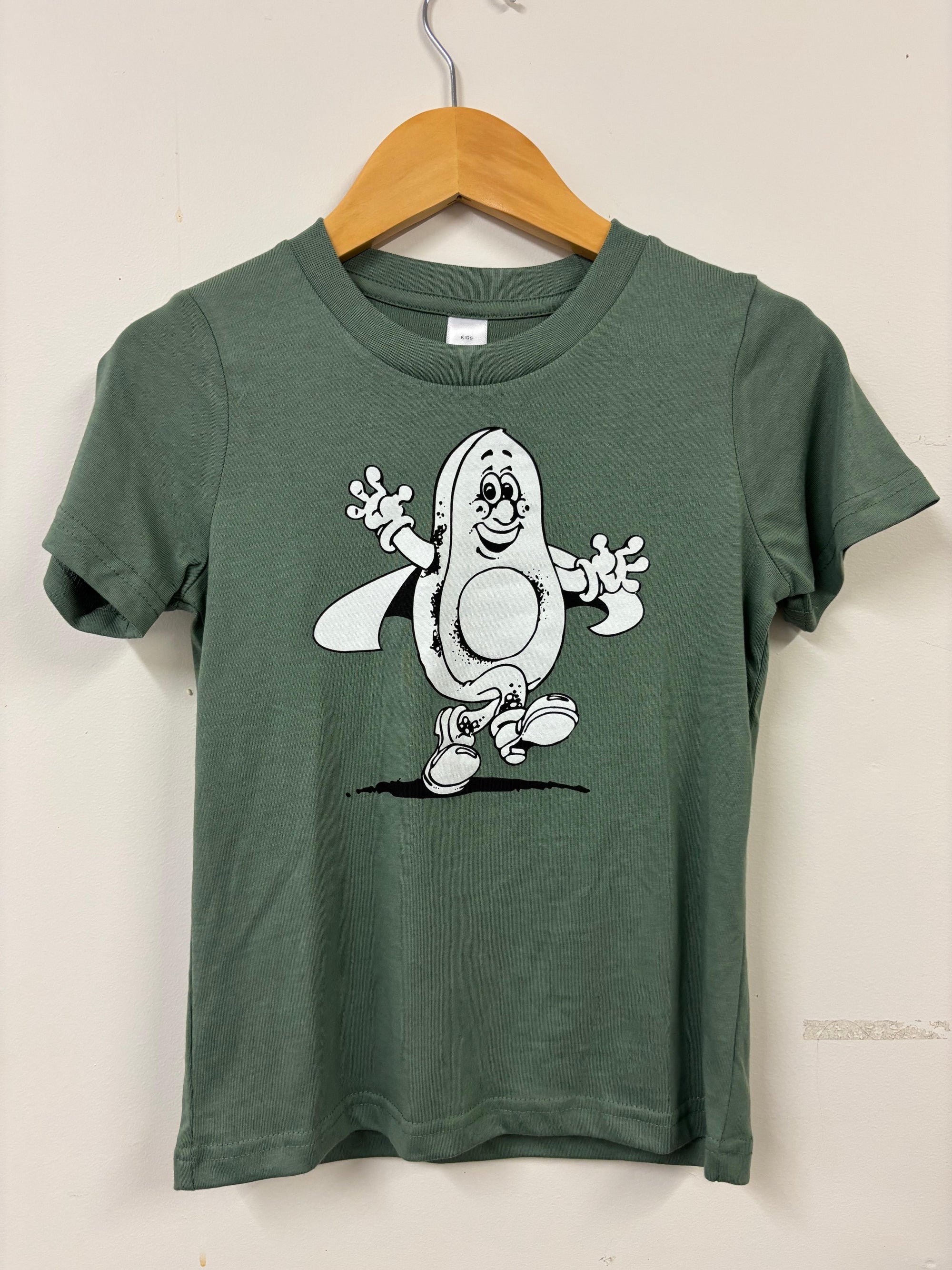 Kids Cotton Avocado Man T-shirt