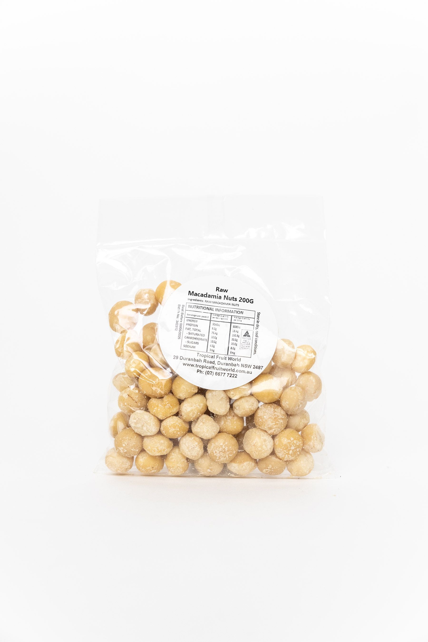 Whole Raw Macadamia Nuts