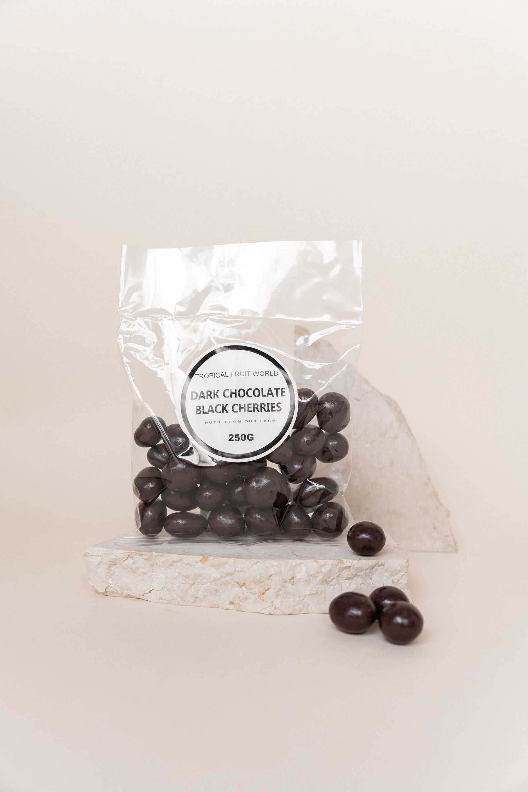 Dark Chocolate Coated Black Cherries