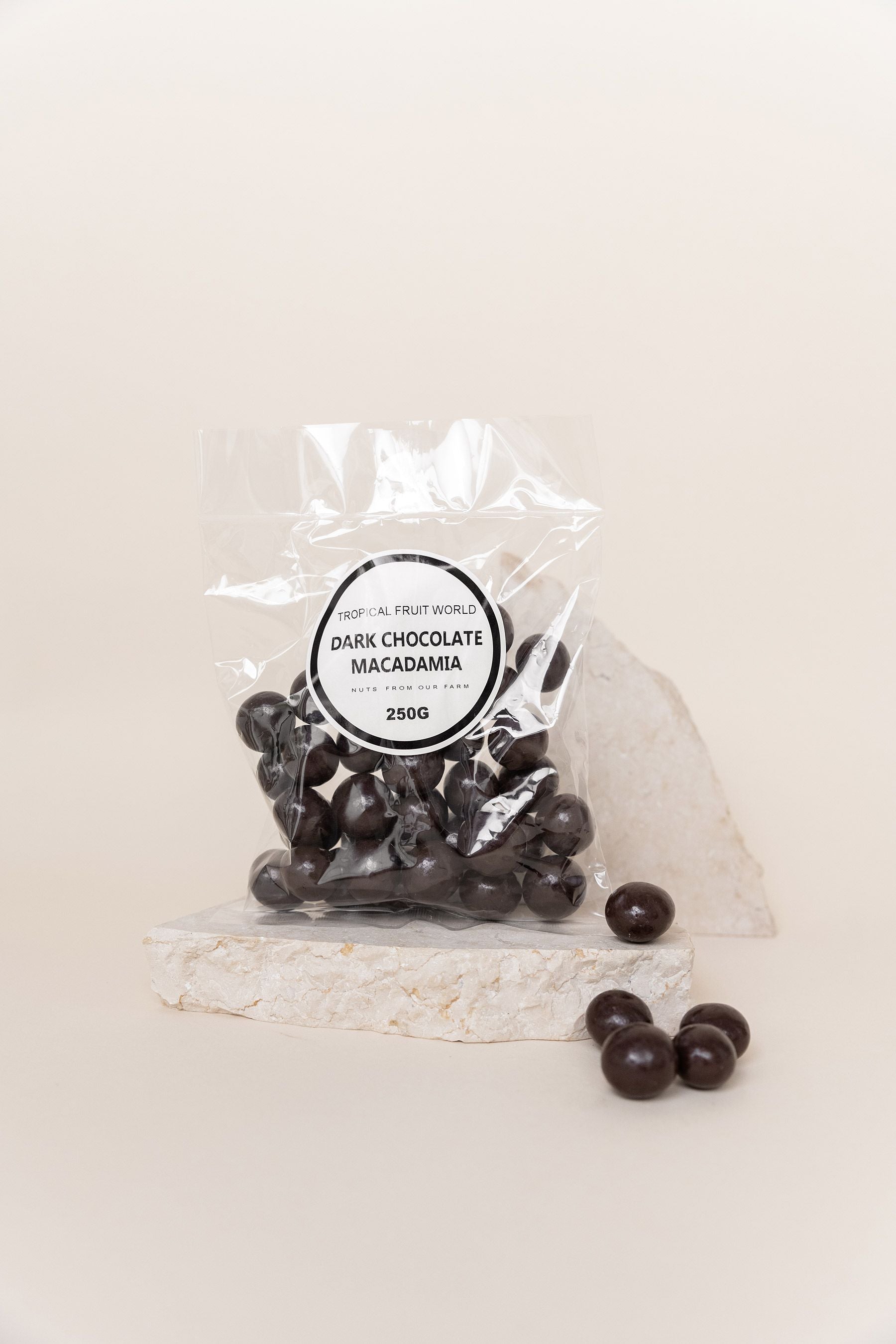 Dark Chocolate Coated Macadamias