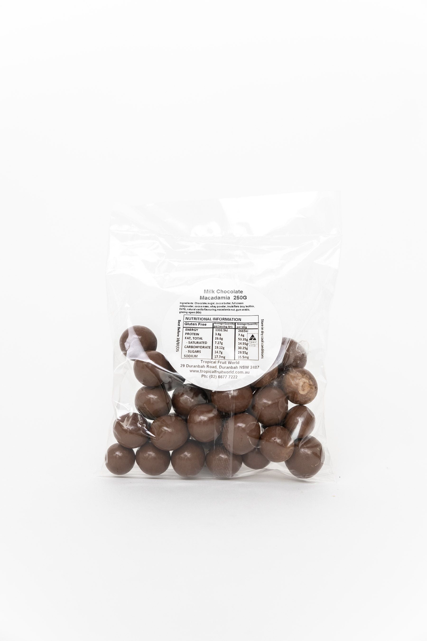 Milk Chocolate Coated Macadamia Nuts