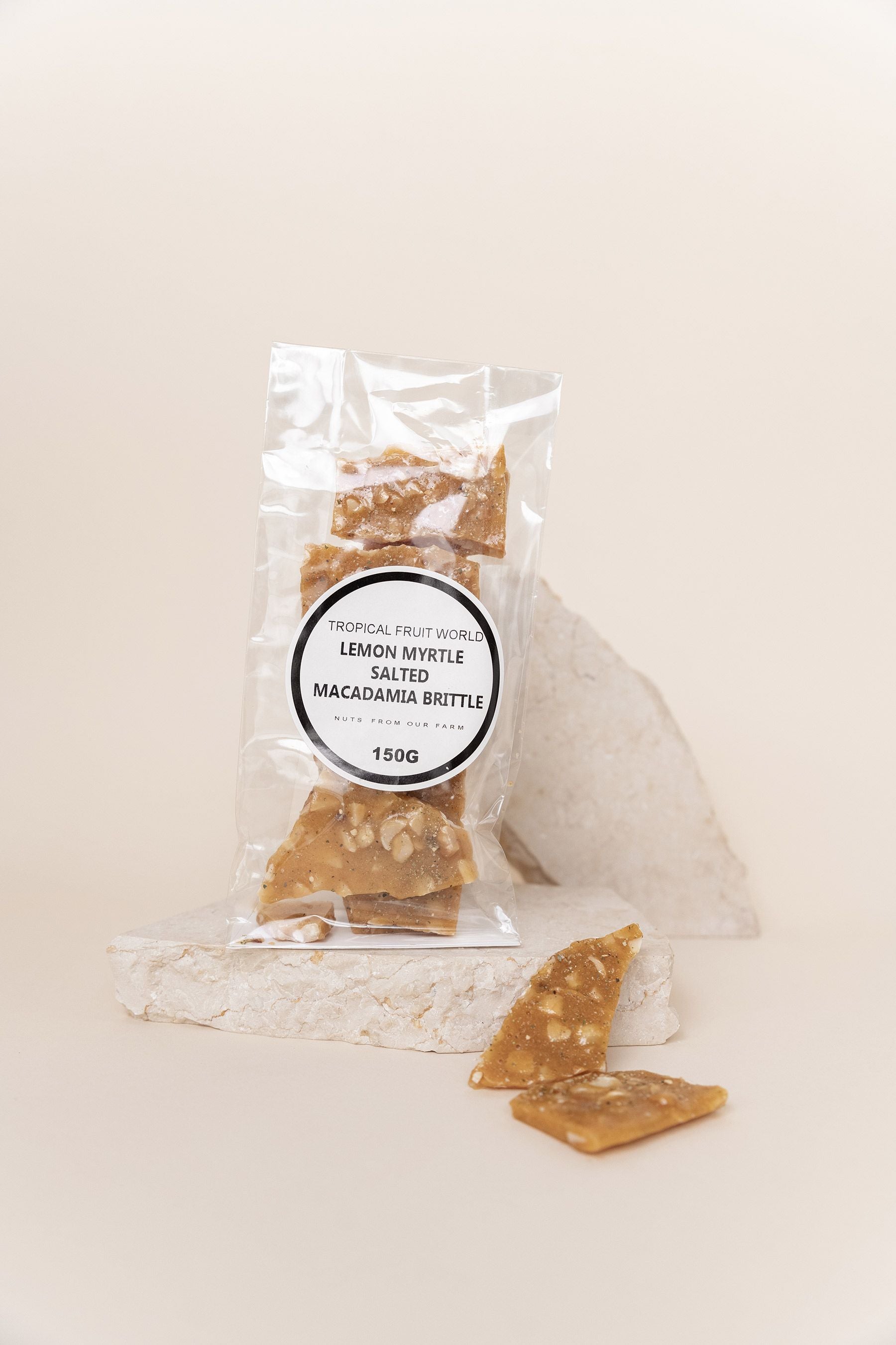 Lemon Myrtle Macadamia Salted Brittle