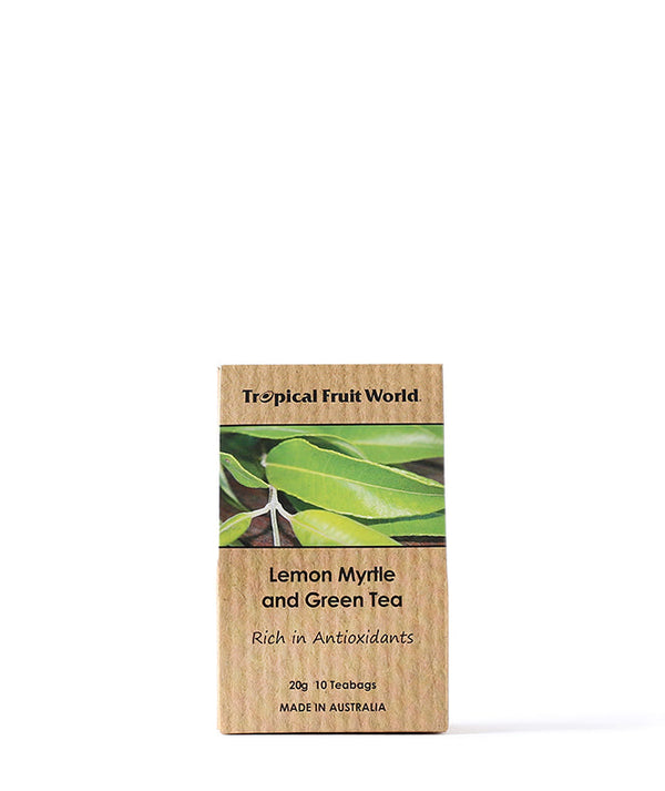 Lemon Myrtle and Green Tea Bags Tropical Fruit World